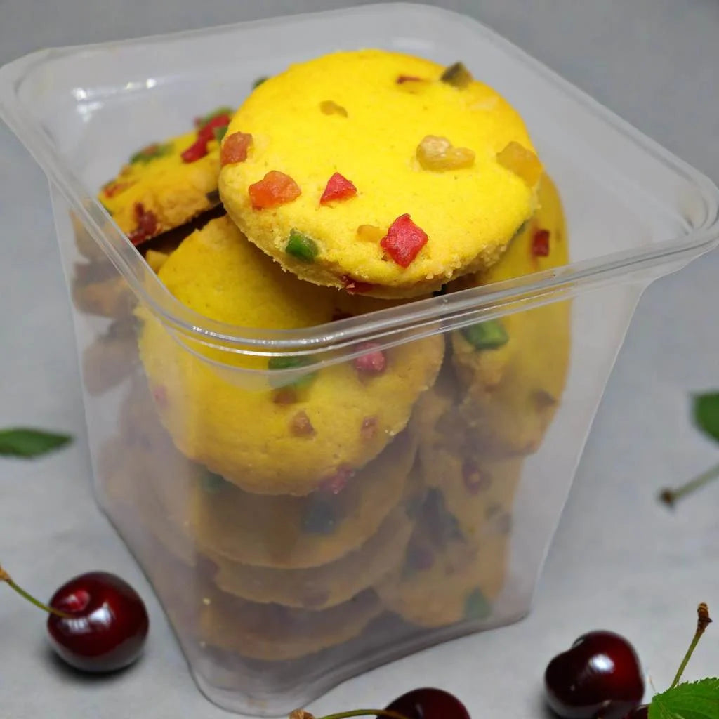 Wheat Mix Fruit Cookies |Delicious & Healthy| Eggless & 100% Natural ,Buy Online (250 Gram)