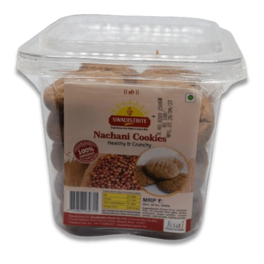 Buy Online Nachani Cookies | Crunchy and Healthy | 100% Natural Ingredients | 250 gm