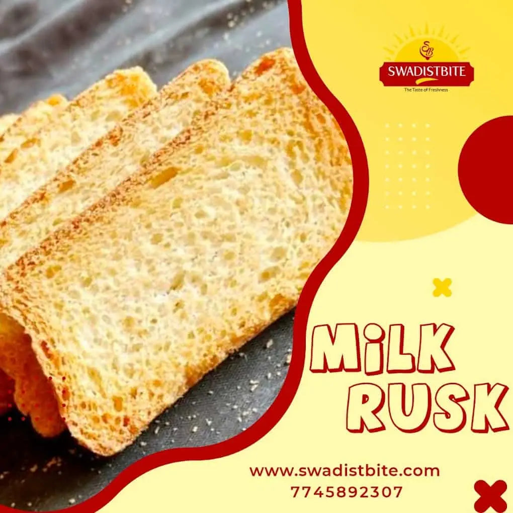 Wheat & Milk Toast|Eggless ,Crispy|Healthy , No Artificial Flavor Added  (200gm) - Buy Online -