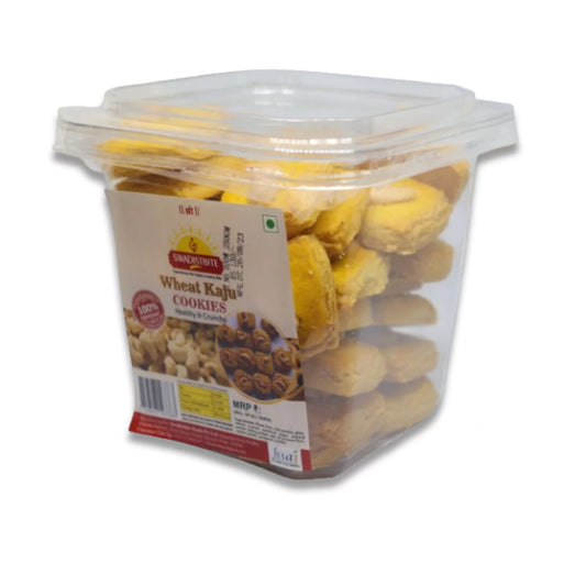 Wheat Kaju Cookies|Crunchy ,Eggless ,Natural-Buy Online (250 Gram)